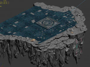 jiuyou sea area-terrain 01 3D Model
