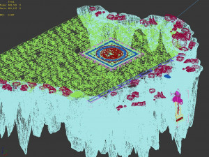 jiuyou sea area-terrain 01 3D 模型