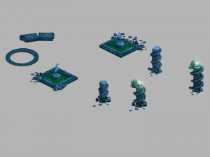 jiuyou sea area-terrain 02 3D Model