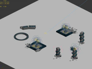 jiuyou sea area-terrain 02 3D Model