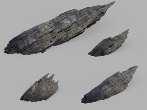 Wei&szlig;e Welle Strand Whirlpool-Riff 01 3D Modell