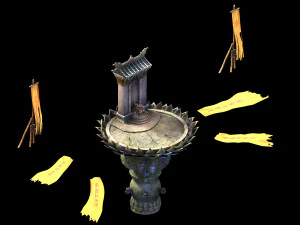 baihua valley-stele 3D Model