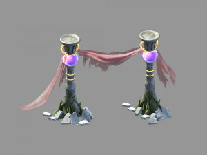 백화곡-크리스탈 02 3D 모델