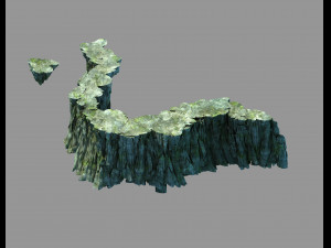 baihua valley-cliff 3Dモデル