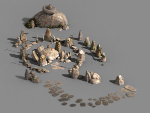 birth stone-mina 3D Model