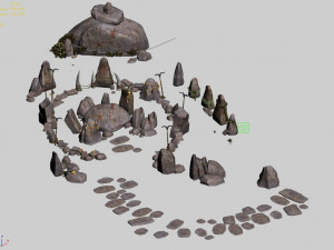 birth stone-mina Model 3D