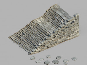 dali-stone stairs 27 3D Model