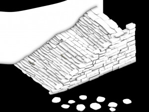 dali-stone stairs 27 3D Model
