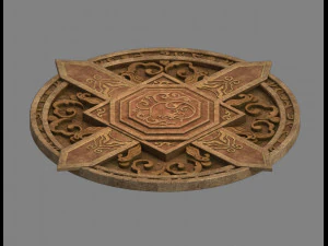 zemin dekorasyon diski 3D Model