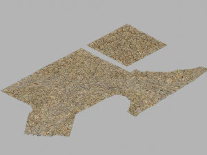 superf&iacute;cie com superf&iacute;cie rachada 27 Modelo 3D