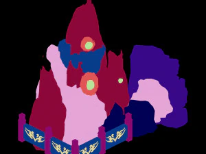 &aacute;rea do mar de jiuyou - jardim ornamental 01 Modelo 3D