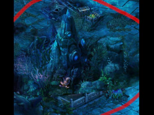 &aacute;rea do mar de jiuyou - jardim ornamental 01 Modelo 3D