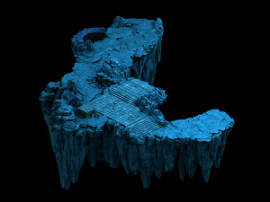 jiuyou sea area-mountain 06 3D Model