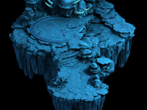 jiuyou sea area-upper mountain 3D Model