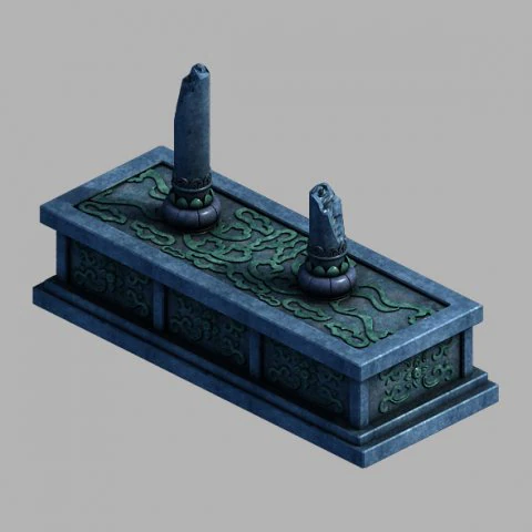 &aacute;rea mar&iacute;tima de jiuyou-shitaizi Modelo 3D .c4d .max .obj .3ds .fbx .stl .blend 