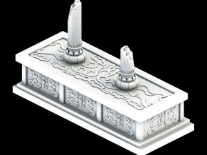 &aacute;rea mar&iacute;tima de jiuyou-shitaizi Modelo 3D