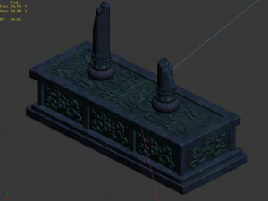 &aacute;rea mar&iacute;tima de jiuyou-shitaizi Modelo 3D