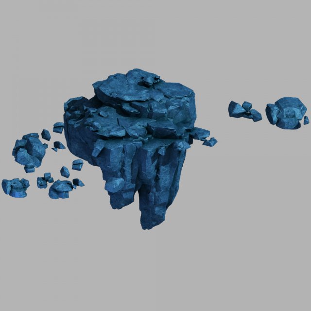 jiuyou waters-gravel 30 3D Модель .c4d .max .obj .3ds .fbx .stl .blend 