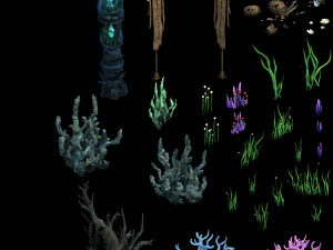 jiuyou waters-object 03 3D 模型