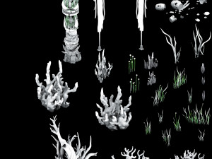 jiuyou waters-object 03 3D 模型