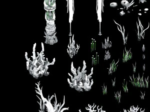 jiuyou waters-object 03 3D Model