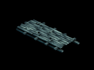 jiuyou sea area-little bridge 3D Modell