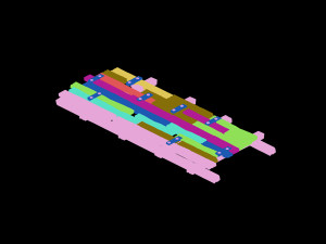 jiuyou sea area-little bridge 3D Modell