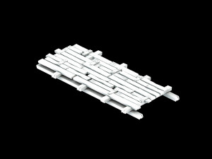 jiuyou sea area-little bridge 3D Modell