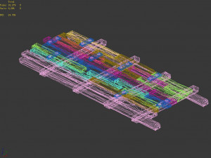 jiuyou sea area-little bridge 3D Modell