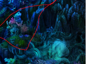 jiuyou sea area-octopus statue cave 06 3D Model