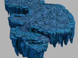jiuyou sea area-upper left mountain 3D Model