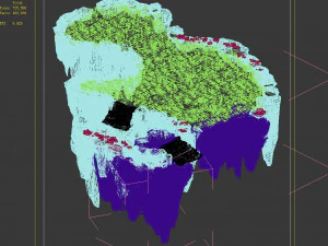 jiuyou sea area-upper left mountain 3D Model