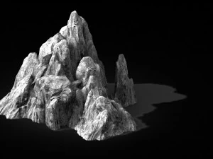 kunlun mountain-mountain-stone 14 3D Model