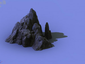 kunlun mountain-mountain-stone 14 3Dモデル