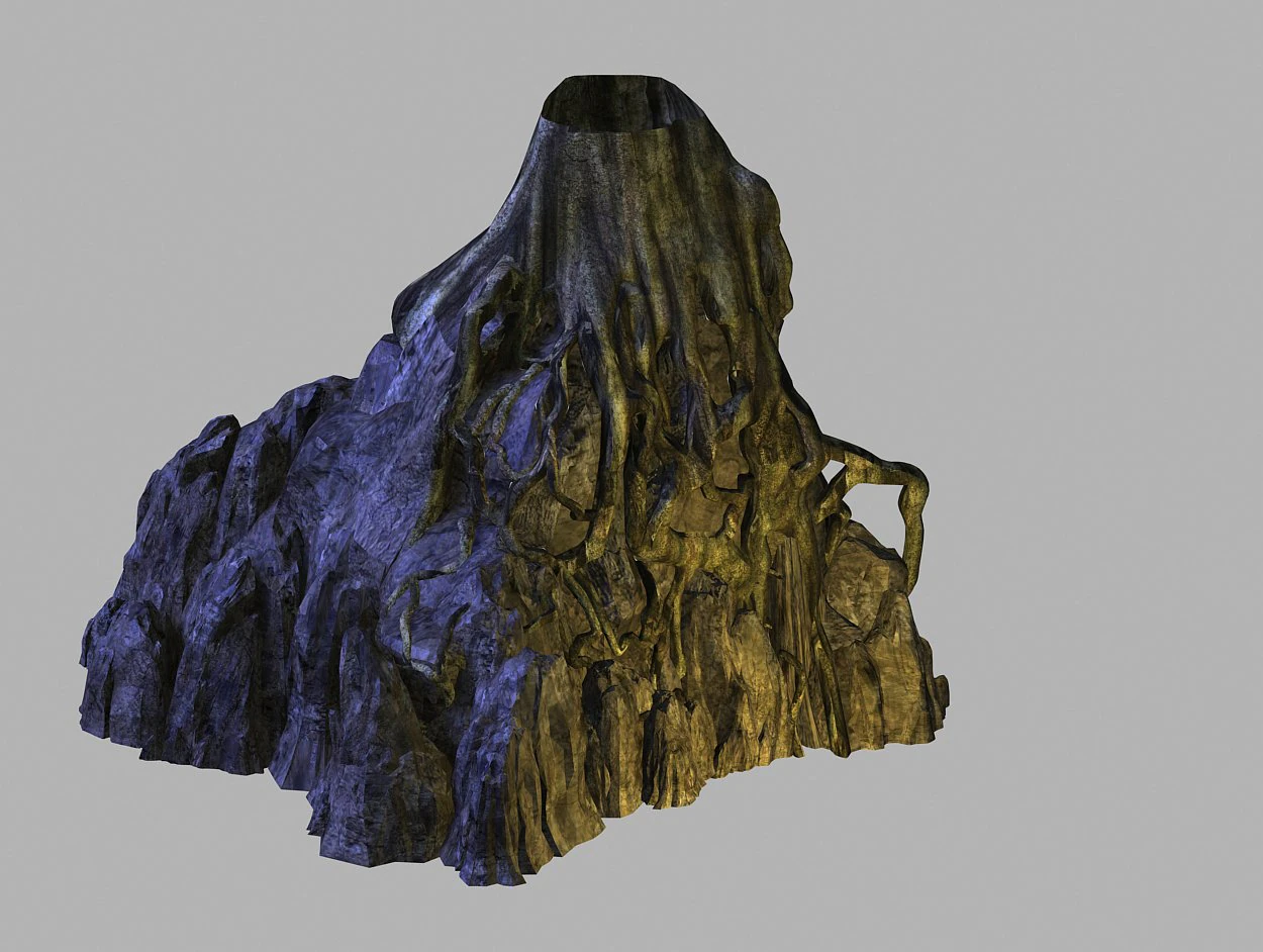 kunlun mountain-mountain-stone 15 3D Model .c4d .max .obj .3ds .fbx .stl .blend 