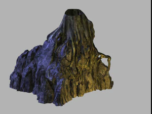 kunlun monta&ntilde;a-monta&ntilde;a-piedra 15 Modelo 3D