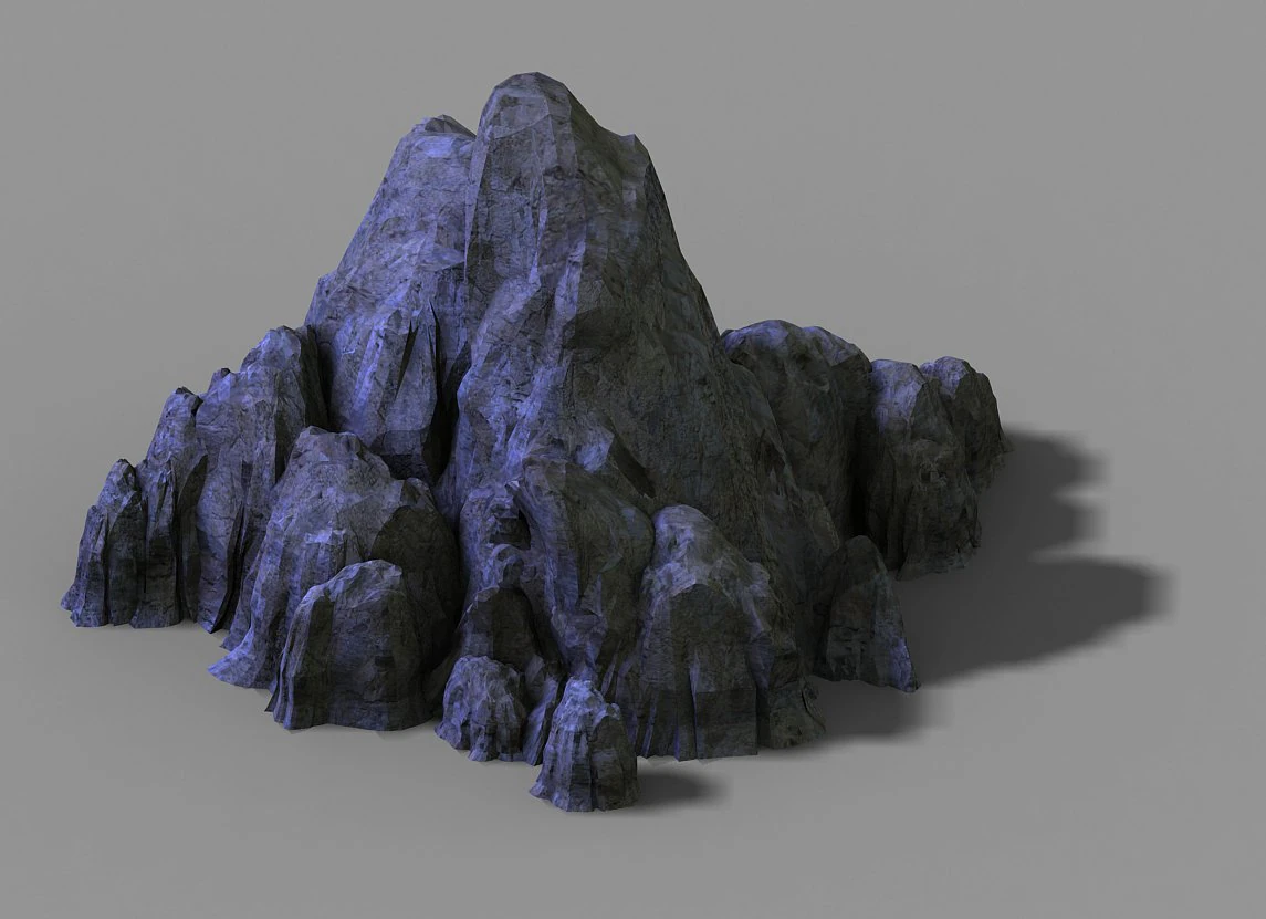 kunlun mountain-mountain-stone 16 3D Model .c4d .max .obj .3ds .fbx .stl .blend