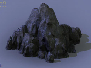 kunlun mountain-mountain-stone 16 3D Model