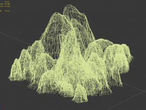 kunlun mountain-mountain-stone 16 3D Model