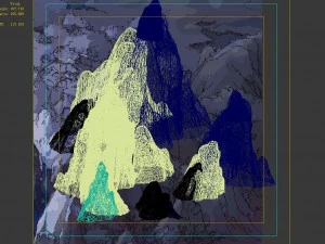 kunlun snow mountain-mountain-stone 17 3D Model