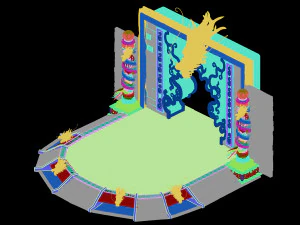 devil dragon palace-longtaizi 3D Model