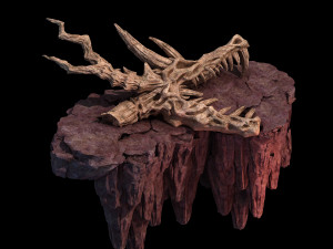 devil dragon palace-dragon head Modèle 3D
