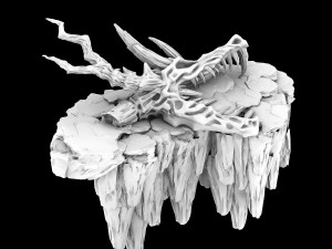 devil dragon palace-dragon head Modèle 3D