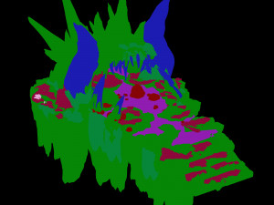 devil dragon hall-dragon head mountain 3D Model