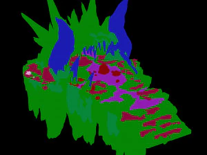 devil dragon hall-dragon head mountain 3D Model