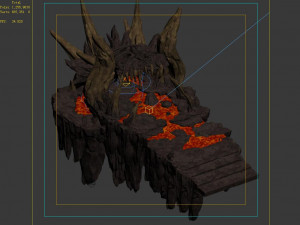 devil dragon hall-dragon head mountain 3D Model