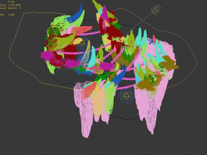 devil dragon hall-dragon head mountain 3D Model