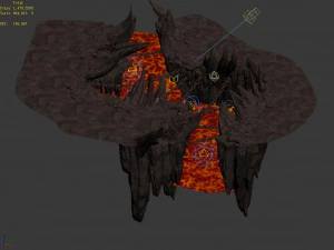 devil dragon hall-dragon head mountain 3D Model