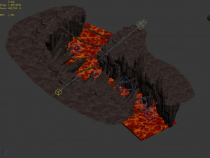 devil dragon palace-dragon shape mountain 03 3Dモデル