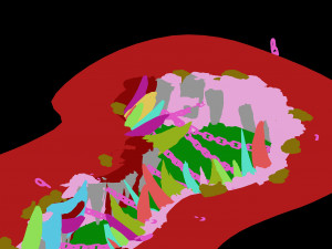 devil dragon temple-dragon shaped mountain 04 3D Модель